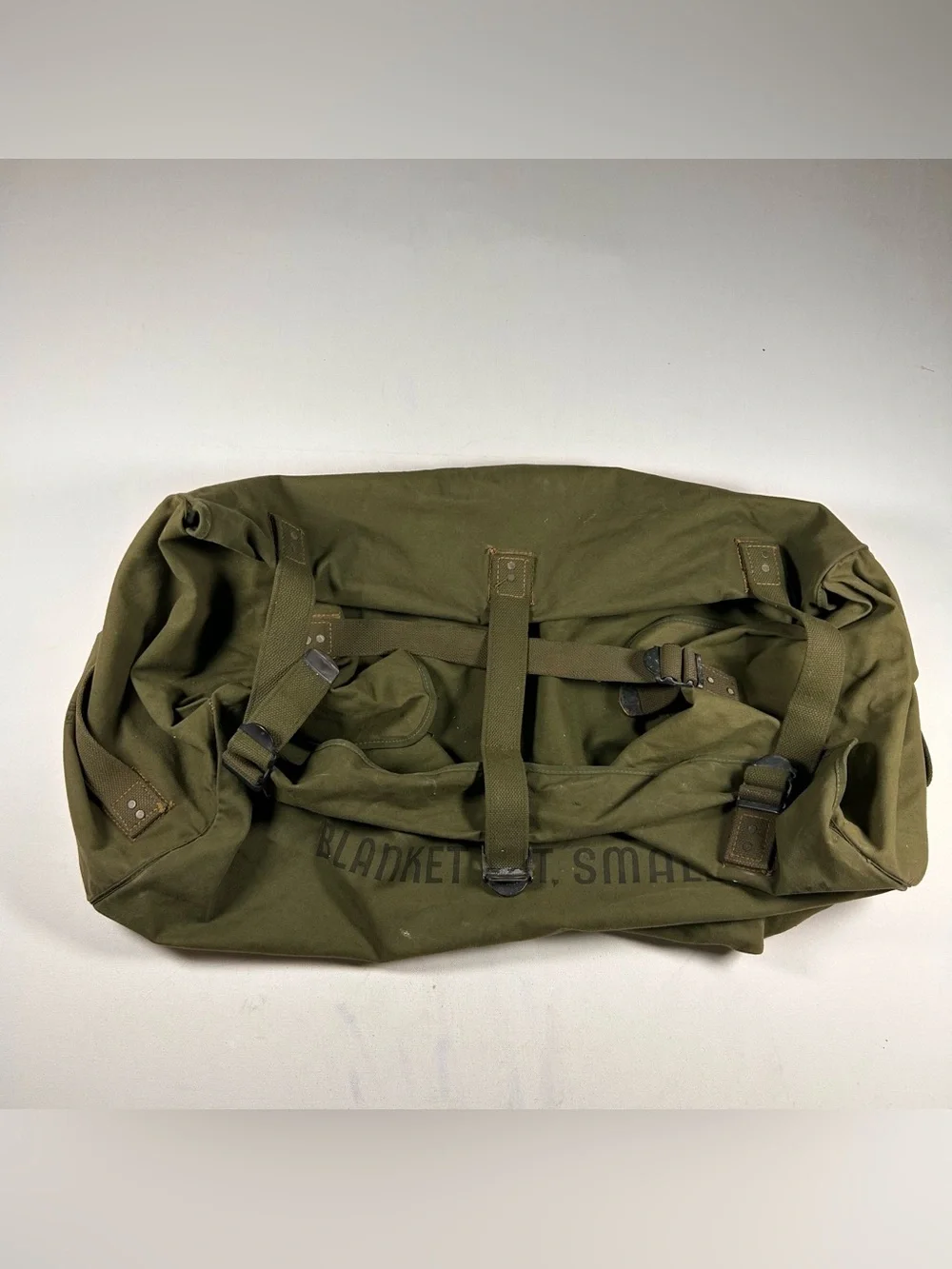 WW2 WWII Canvas Medical Department U.S. Army Blanket Set Small Bag Rare 1944
